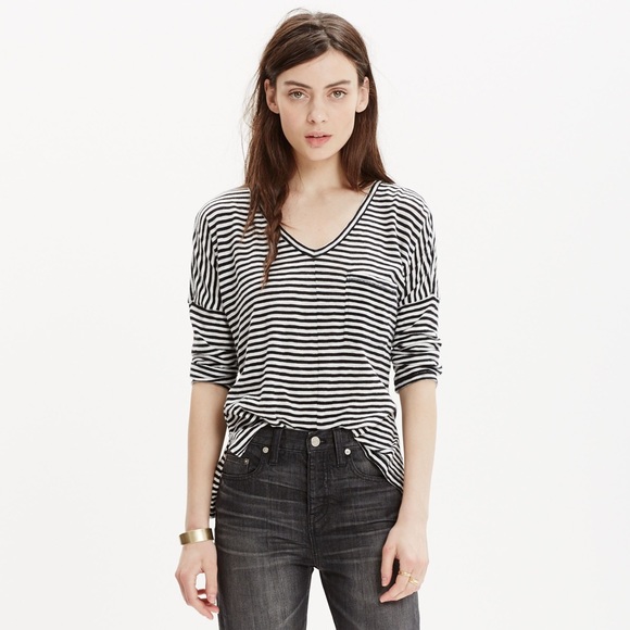 Madewell Lightweight Striped Sweater - Picture 4 of 5